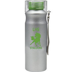 Personalized Green Aluminum Water Bottle