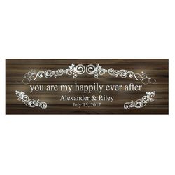 Personalized TwinkleBright You Are My Happily Ever After Print