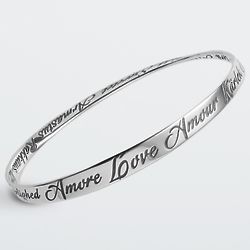 Personalized Languages of Love Bangle