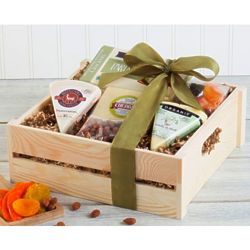 Classic Cheese, Nut, and Dried Fruit Collection in Gift Crate