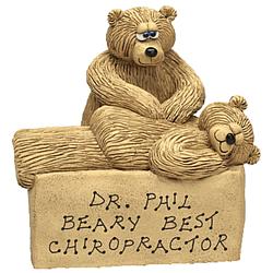 Personalized Chiropractor / MassageTherapist Teddy Bear Figurine Personalized Chiropractor / MassageTherapist Teddy Bear Figurine