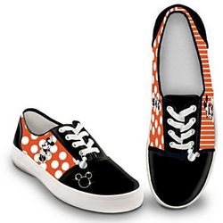 Disney Retro Mickey and Minnie Women's Canvas Shoes