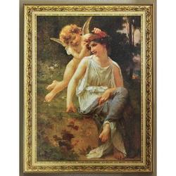 Classical Angel Print with Frame Border