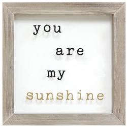 You Are My Sunshine Framed Wall Art