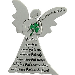 Irish Angel Plaque for Grandma
