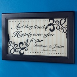 And They Lived Happily Ever After Personalized Print