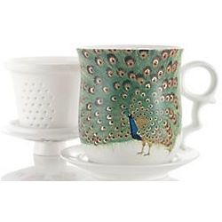 Grand Peacock Infuser Tea Mug