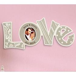 Personalized Love Wood Frame
