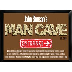 Personalized Man Cave Defined Pub Sign