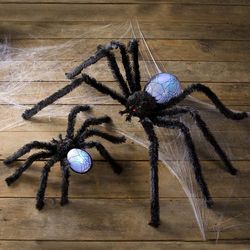Lighted Color-Changing Spiders