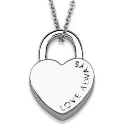 Love Always Heart Lock Necklace