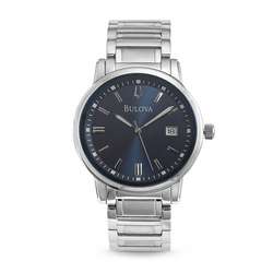 Men's Bulova Highbridge Blue Dial Watch