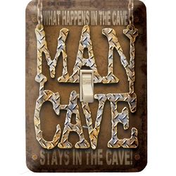 Man Cave Wall Switch Plate