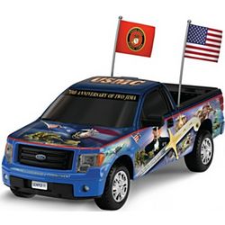 Ford F-150 Semper Fi Truck Figure with James Griffin Marine Art