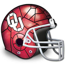 University of Oklahoma Sooners Football Helmet-Shaped Lamp