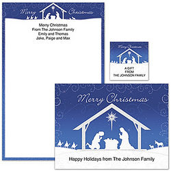 Silent Night Personalized Address Labels
