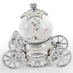 Romantic Fairy Tale Snow Globe Carriage