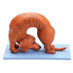 Yoga Dachshund Bow Pose Figurine