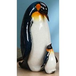 Father and Baby Penguin Figurine