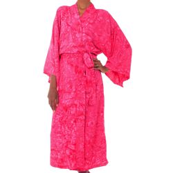 Women's Crimson Destiny Batik Robe