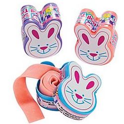 Roll Tape Gum with Easter Bunny Design