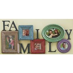 Colorful 5-Slot Family Picture Frame