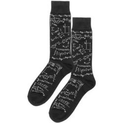 Women's Math Genius Socks in Black and White