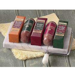 Marble Cheese Board and Slicer Gift Set