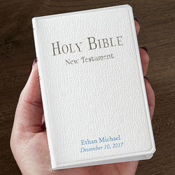 Personalized New Testament Baptism Bible