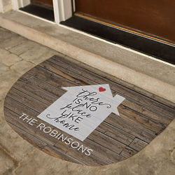 Personalized There Is No Place Like Home Doormat