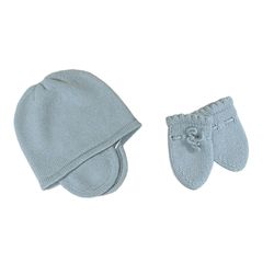 Baby Cashmere Mittens and Hat Set