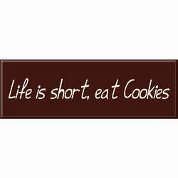 Eat Cookies Sign