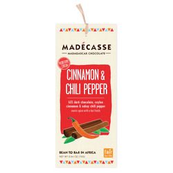 Madecasse Cinnamon and Chili Pepper Dark Chocolate Bar