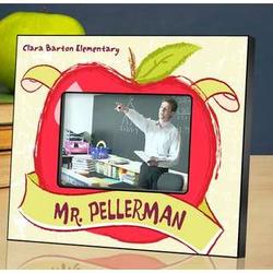 Personalized Teacher Apple Picture Frame
