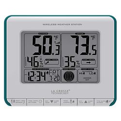 Wireless LCD Weather Station in Black and White