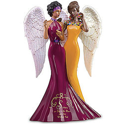 Sisters Are Joy To The Heart And Love Without End Angel Figurine
