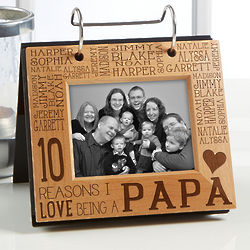 Reasons Why for Him Personalized Photo Flip Picture Album