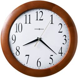 Corporate Wall Clock with Cherry Wood Case