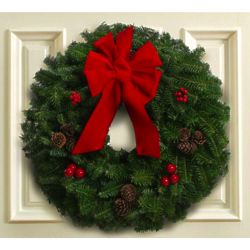 Deluxe 30-Inch Maine Balsam Christmas Wreath