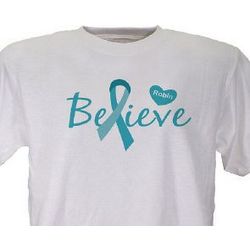 Ovarian Cancer Awareness Personalized T-shirt