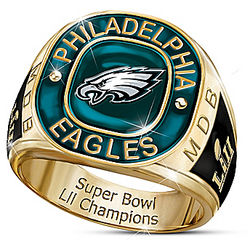 Men's Personalized Philadelphia Eagles Super Bowl LII Ring