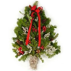 Handmade Holiday Treet Wreath
