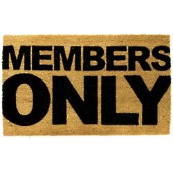 Members Only Doormat