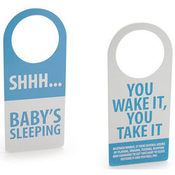 Shhh, Baby's Sleeping Door Hanger