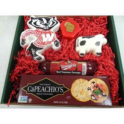 Bucky Badger Cheese and Sausage Snack Assortment