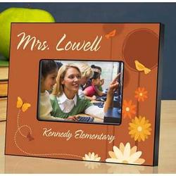 Personalized Butterfly Teacher Picture Frame