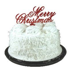 Holiday Sayings Acrylic Cake Topper