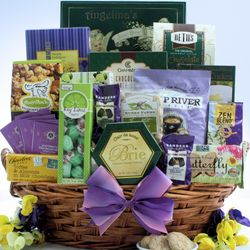 Indulge Delight Summer Gourmet Snacks and Sweets Gift Basket