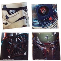 Star Wars Glass Coaster Set