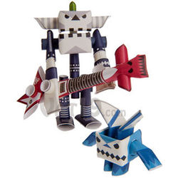 Piperoid Paper Pipe Robot Action Figure